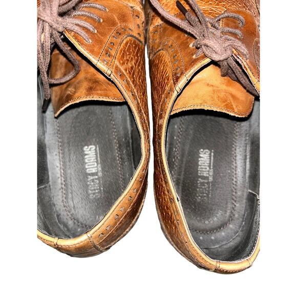 Stacy Adams Brown Leather Wingtip Lace Up Mens Dress Shoes Size US 13M - Picture 8 of 14